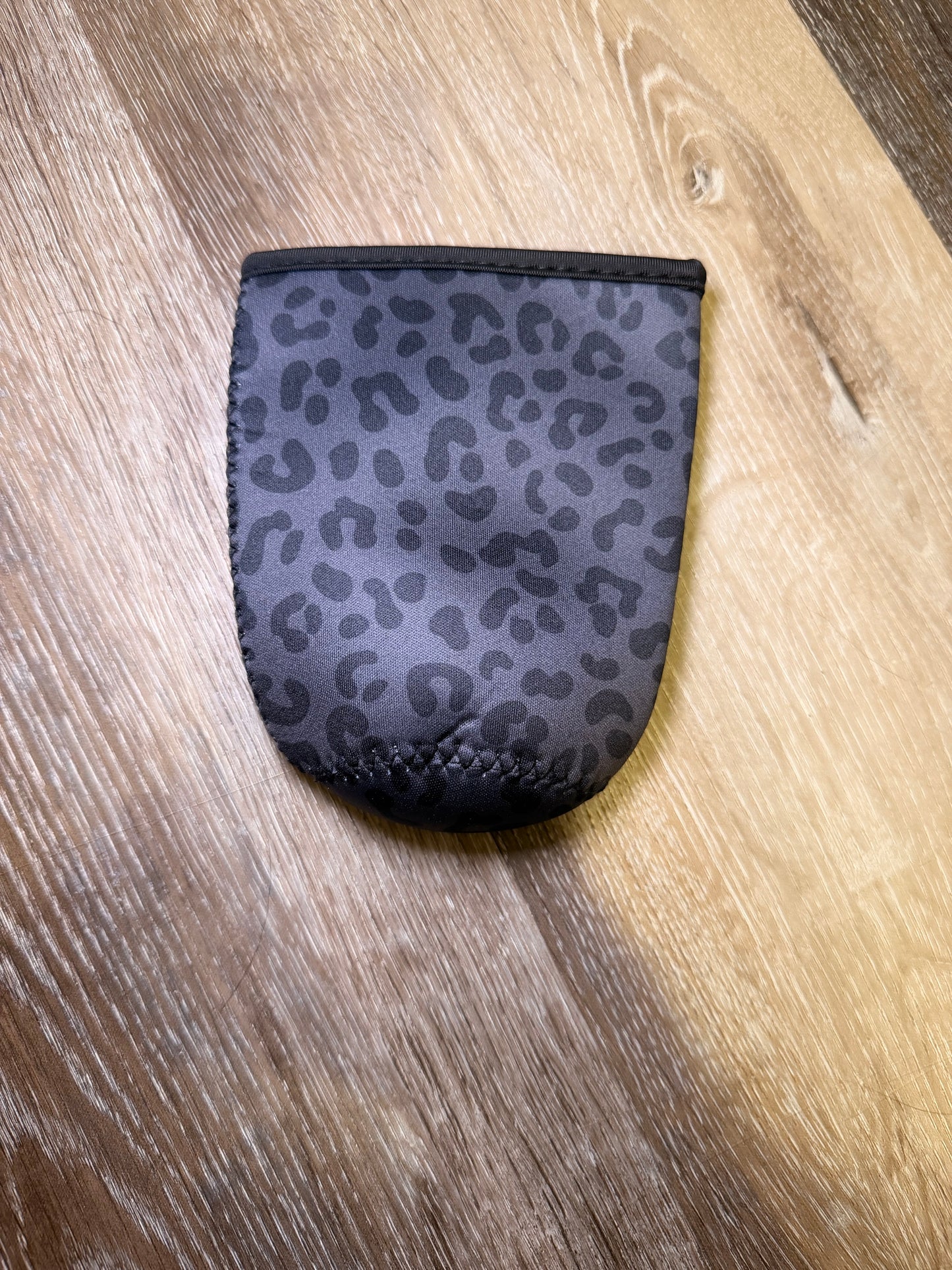 Black Leopard Koozie